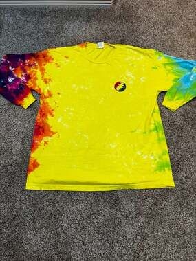 Vintage 1995 Grateful Dead Forever Dead Tie Dye Long Sleeve T-Shirt